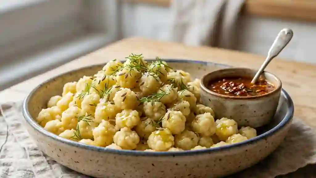 Berbouche au fenouil : perles de semoule tendres - Photo de présentation