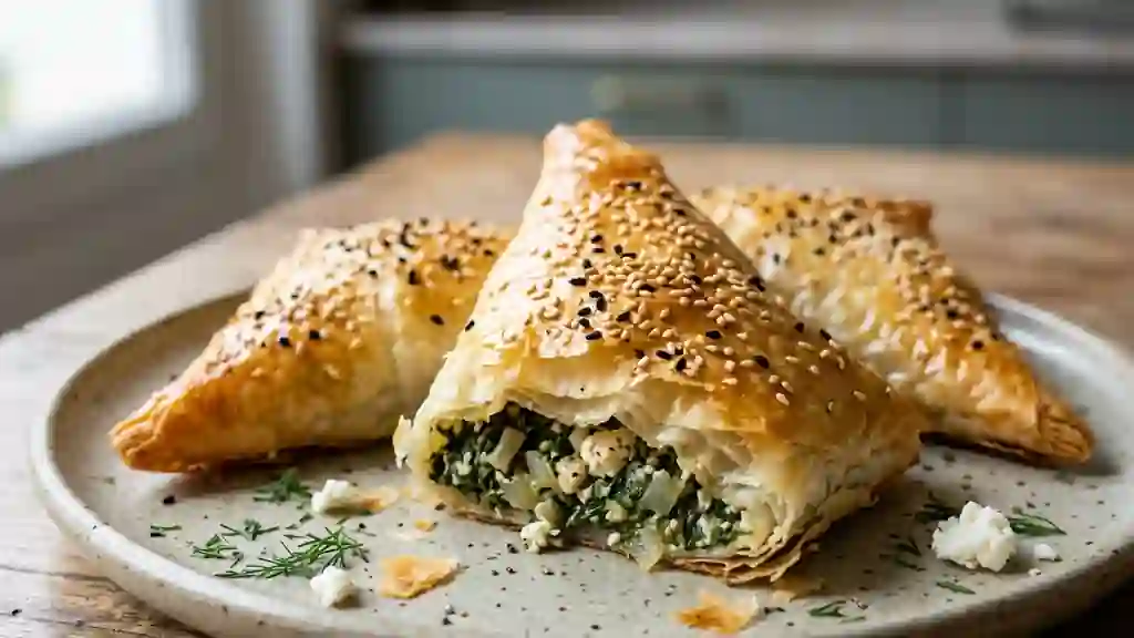 Beurek croustillants feta et épinards - Photo de présentation