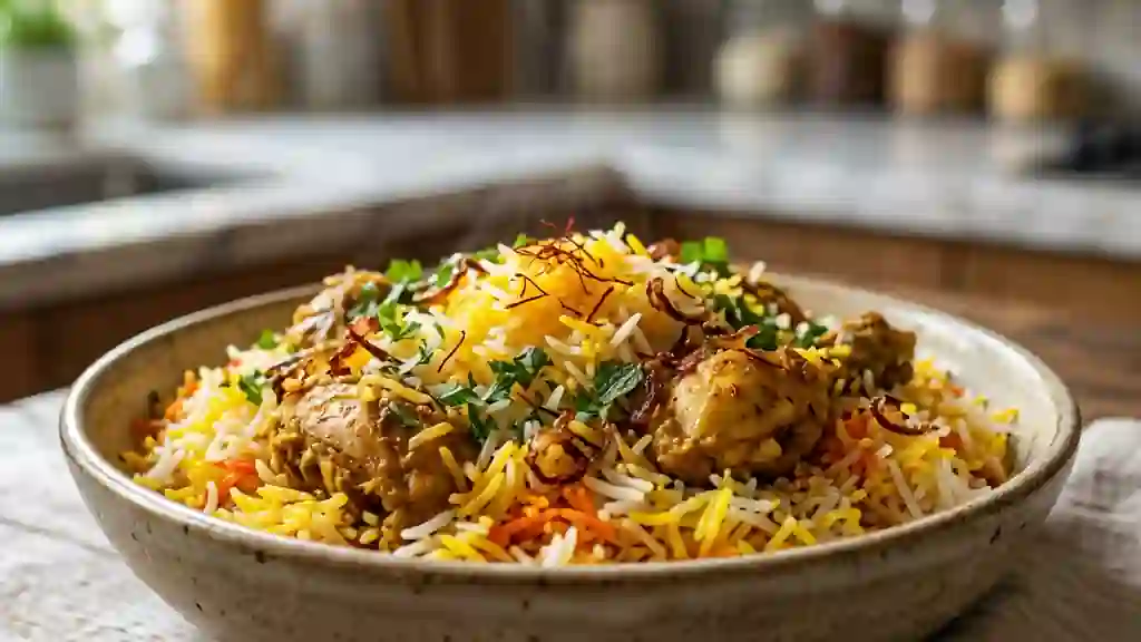 Zaffrani Biryani au Safran et Poulet - Photo de présentation