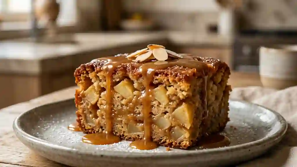 Moelleux caramélisé aux pommes fondantes - Photo de présentation