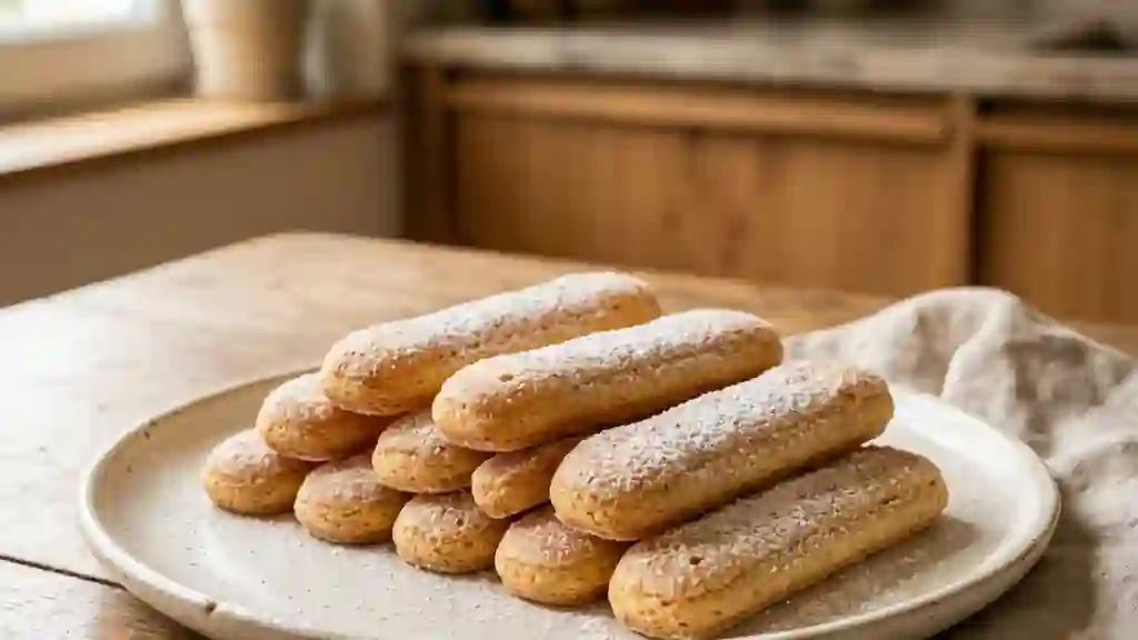 Biscuits à la cuiller aériens - Photo de présentation