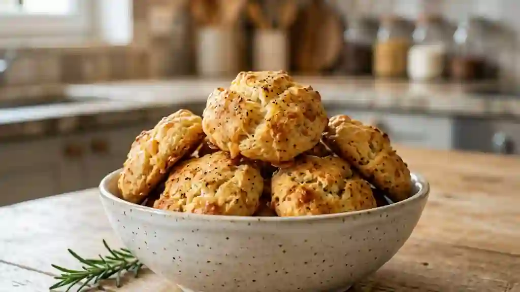 Sablés croustillants au fromage et paprika - Photo de présentation