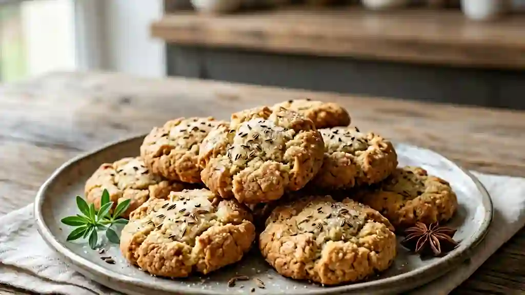 Biscuits Croquants à l'Anis et Pointe de Vanille - Photo de présentation