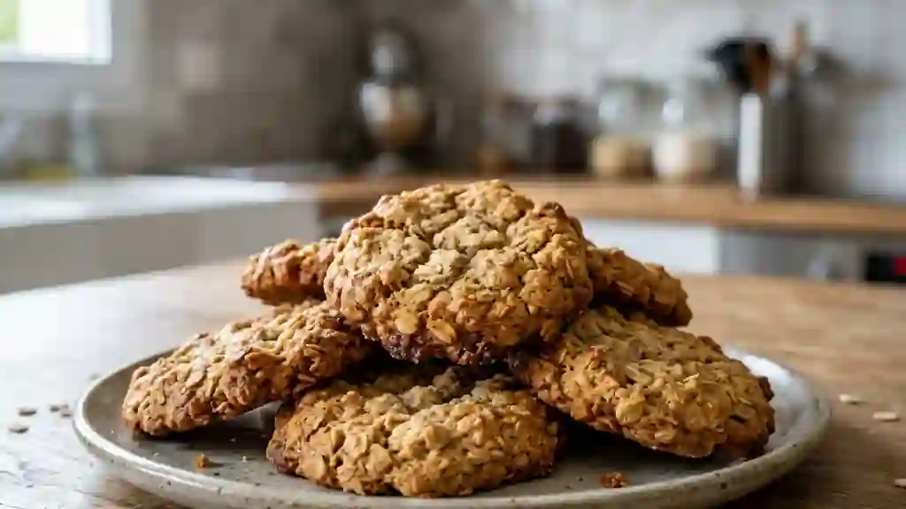 Cookies d'avoine dorés et ultra-croquants - Photo de présentation