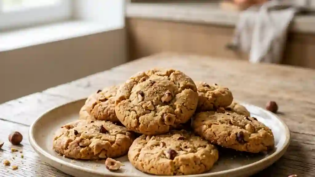 Biscuits sablés aux éclats de noisettes - Photo de présentation