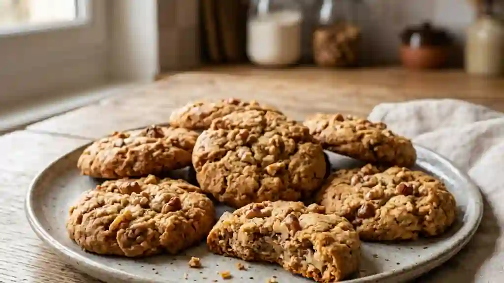 Sablés croquants aux éclats de noix - Photo de présentation