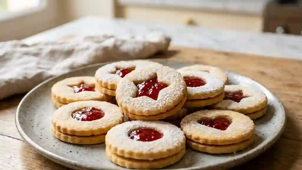 Sablés fondants au cœur de fraise - Photo de présentation