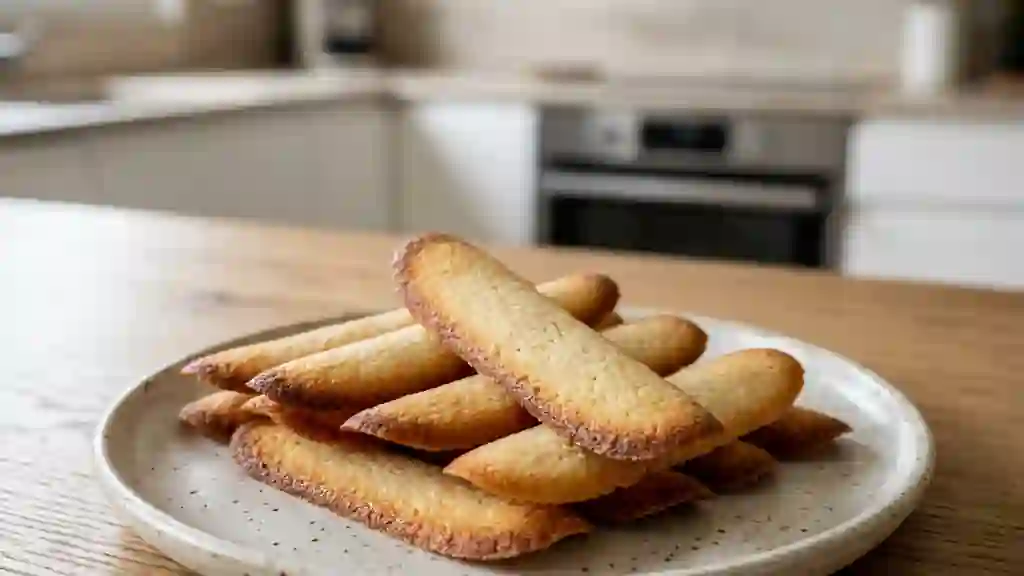 Langues de chat fines et croustillantes - Photo de présentation