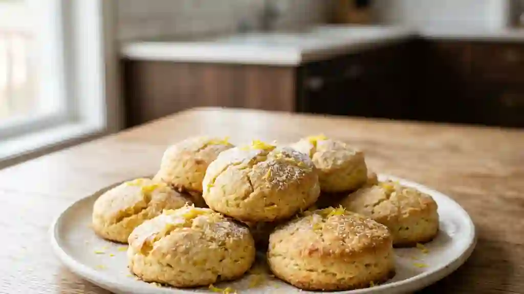 Sablés fondants au citron jaune - Photo de présentation