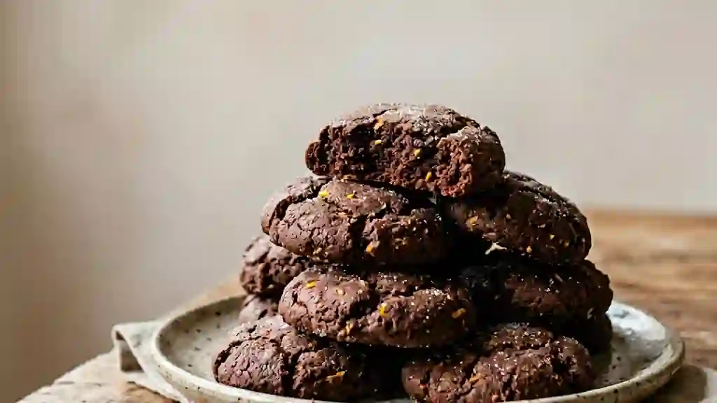 Biscuits Fondants Chocolat & Zeste d'Orange - Photo de présentation