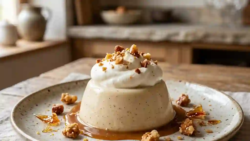 Blanc-Manger Fondant au Pralin Craquant - Photo de présentation