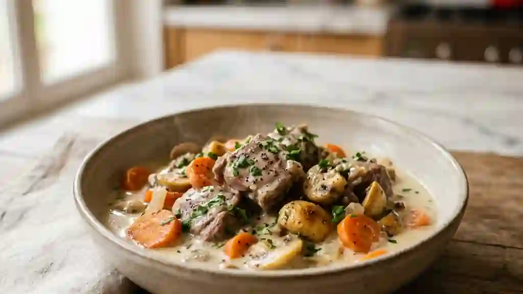 Blanquette d'agneau onctueuse et citronnée - Photo de présentation