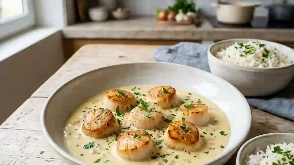Blanquette de Saint-Jacques Onctueuse - Photo de présentation