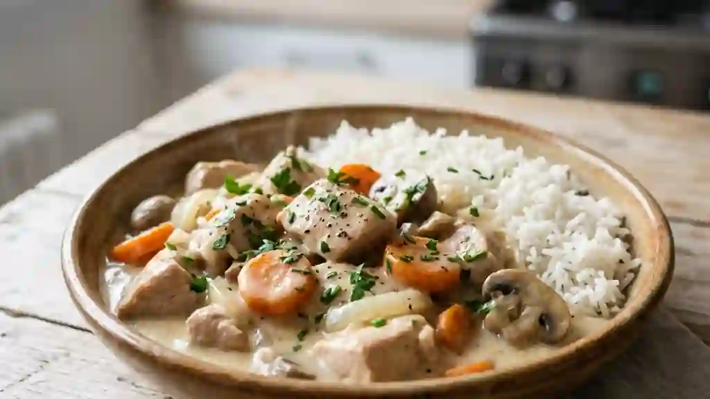 Blanquette de dinde onctueuse au citron - Photo de présentation