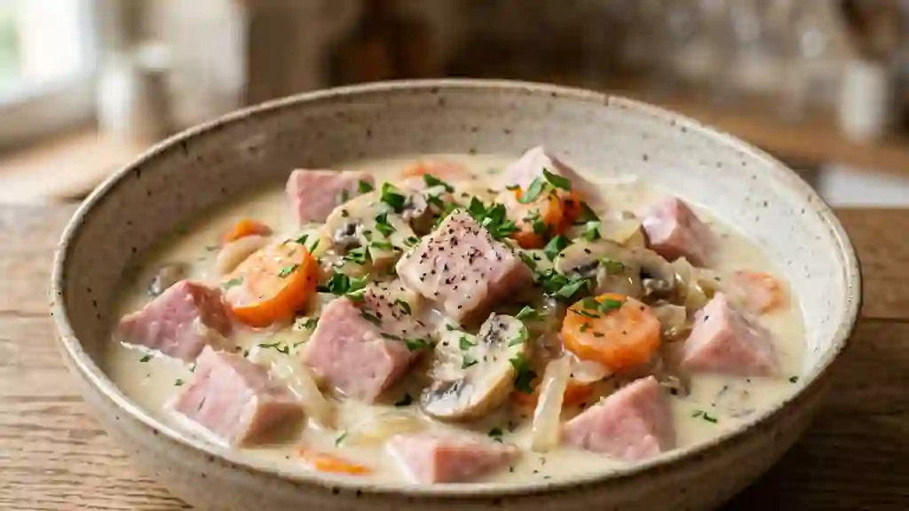 Blanquette de jambon crémeuse au citron - Photo de présentation
