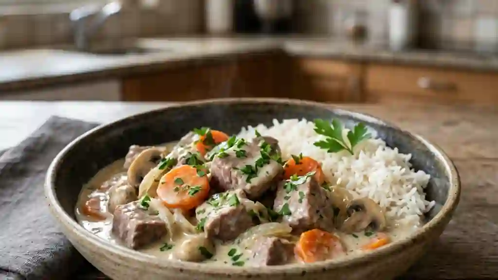 Blanquette de veau onctueuse au lait de coco - Photo de présentation