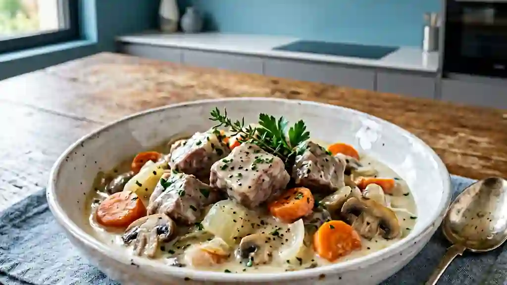Blanquette de veau fondante et veloutée - Photo de présentation