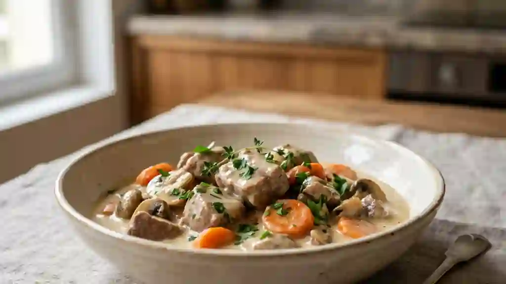 Blanquette de veau fondante et onctueuse - Photo de présentation