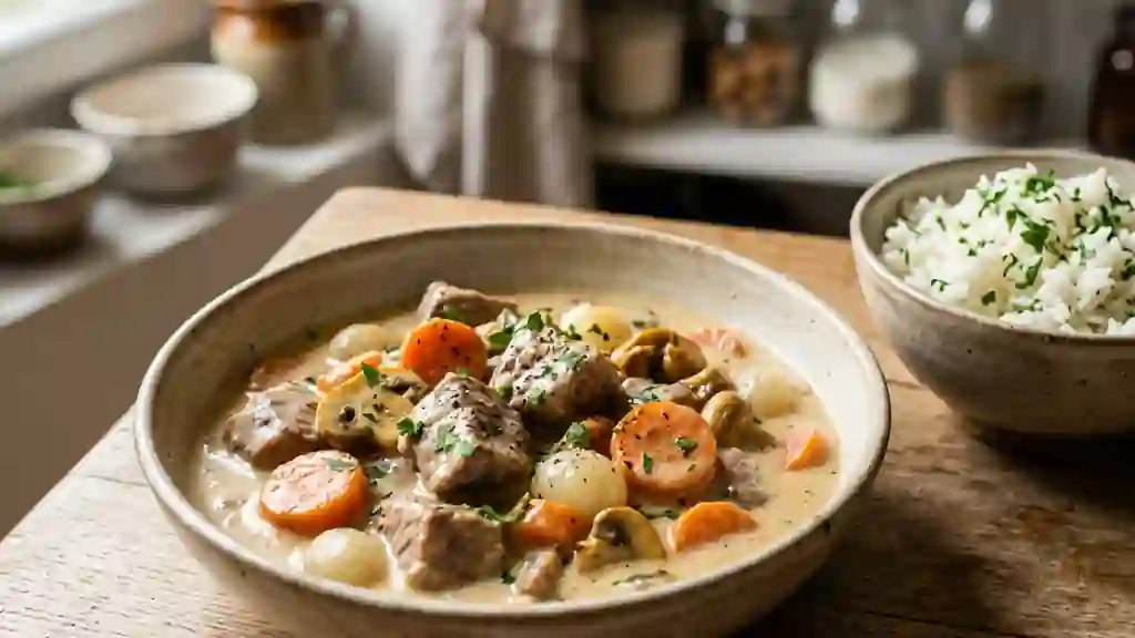 Blanquette de Veau Fondante et Crémeuse - Photo de présentation