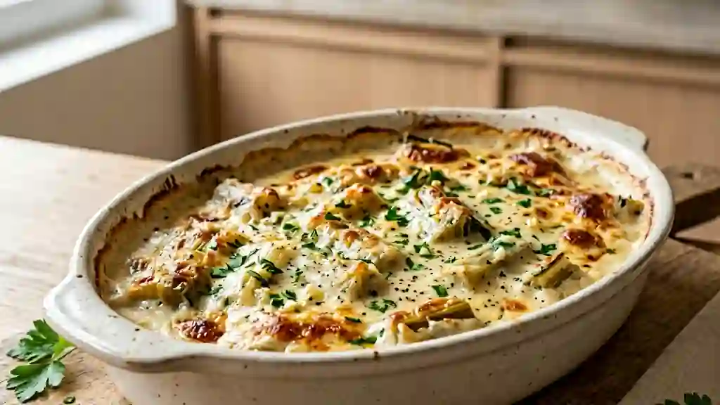 Blettes Fondantes à la Béchamel Aillée - Photo de présentation