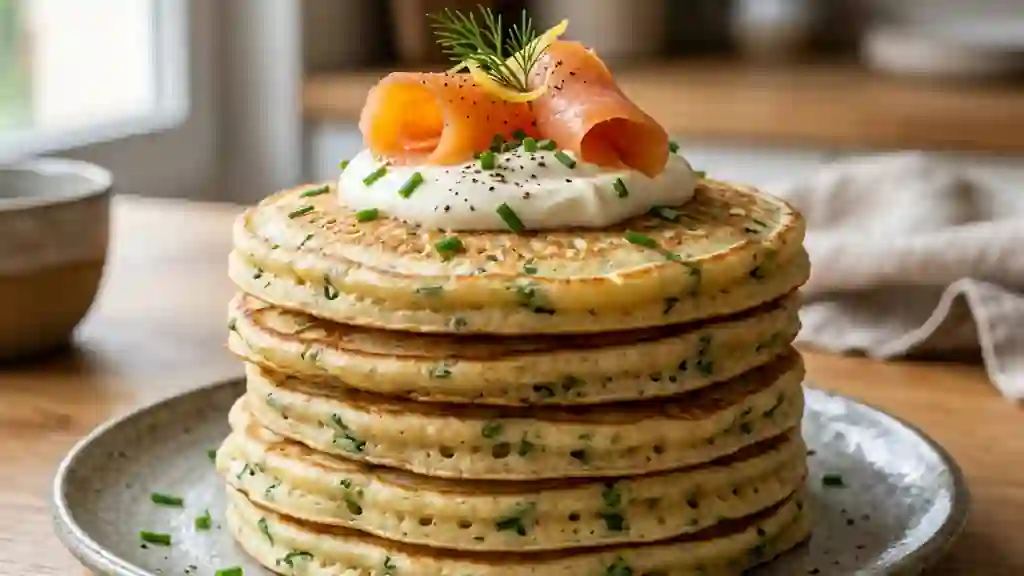 Blinis Moelleux à la Ciboulette Fraîche - Photo de présentation