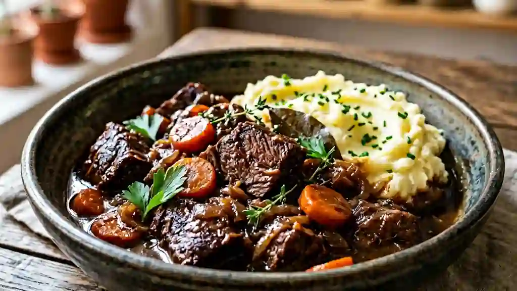 Bœuf fondant braisé à la Guinness - Photo de présentation