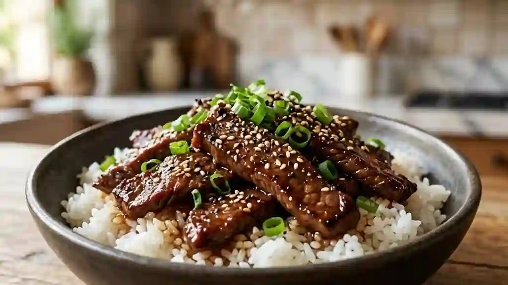 Bœuf Sauté au Soja et Gingembre - Photo de présentation