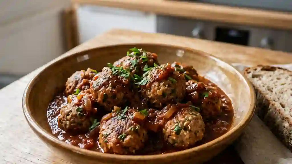 Boulettes de picolat fondantes à la catalane - Photo de présentation