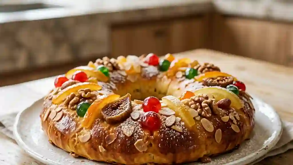 Bolo Rei Moelleux aux Fruits Confits - Photo de présentation
