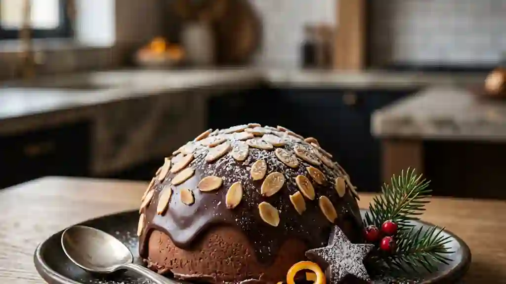 Bombe Glacée Chocolat et Grand-Marnier - Photo de présentation