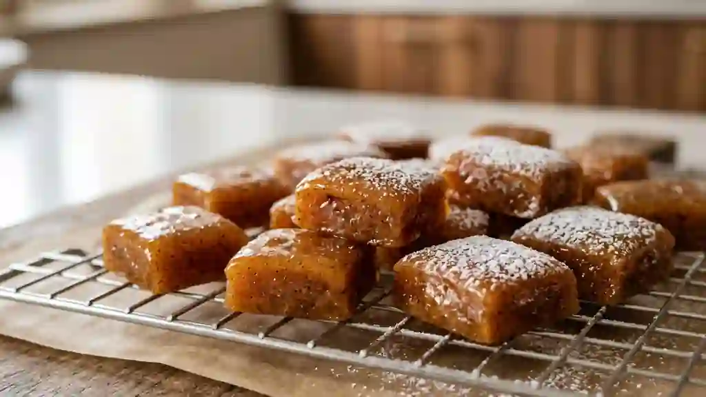 Bonbons croquants au miel et épices douces - Photo de présentation