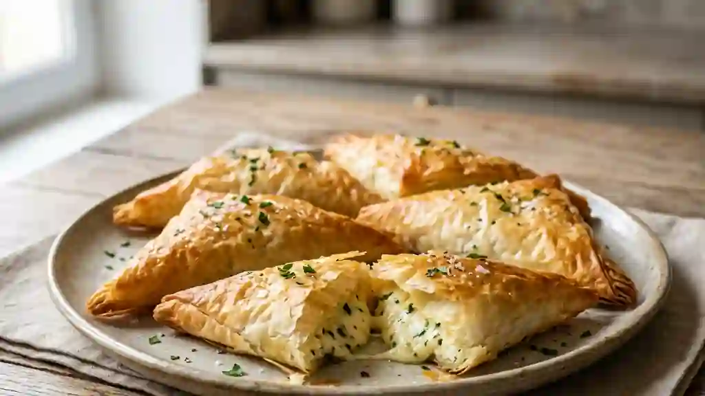 Boreks croustillants feta et ricotta - Photo de présentation
