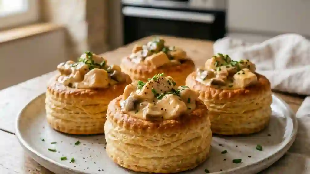 Bouchées à la reine crémeuses au Cognac - Photo de présentation