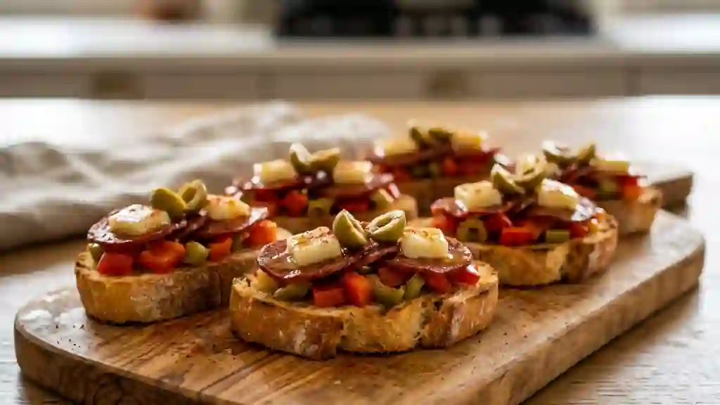 Bouchées Chorizo et Manchego Fondant - Photo de présentation