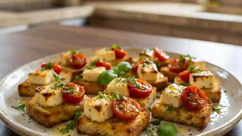 Bouchées Feta et Tomates Rôties - Photo de présentation