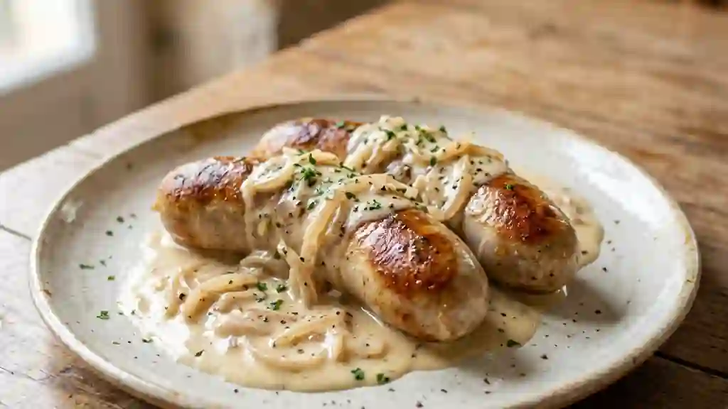 Boudin blanc d'Avranches à la crème fondante - Photo de présentation
