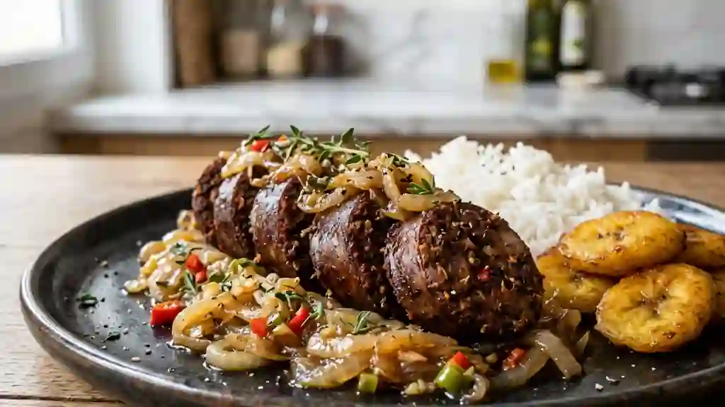 Boudin Antillais aux Oignons Fondants - Photo de présentation