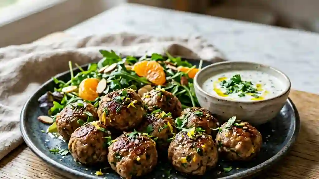 Boulettes d'agneau fondantes au citron confit - Photo de présentation