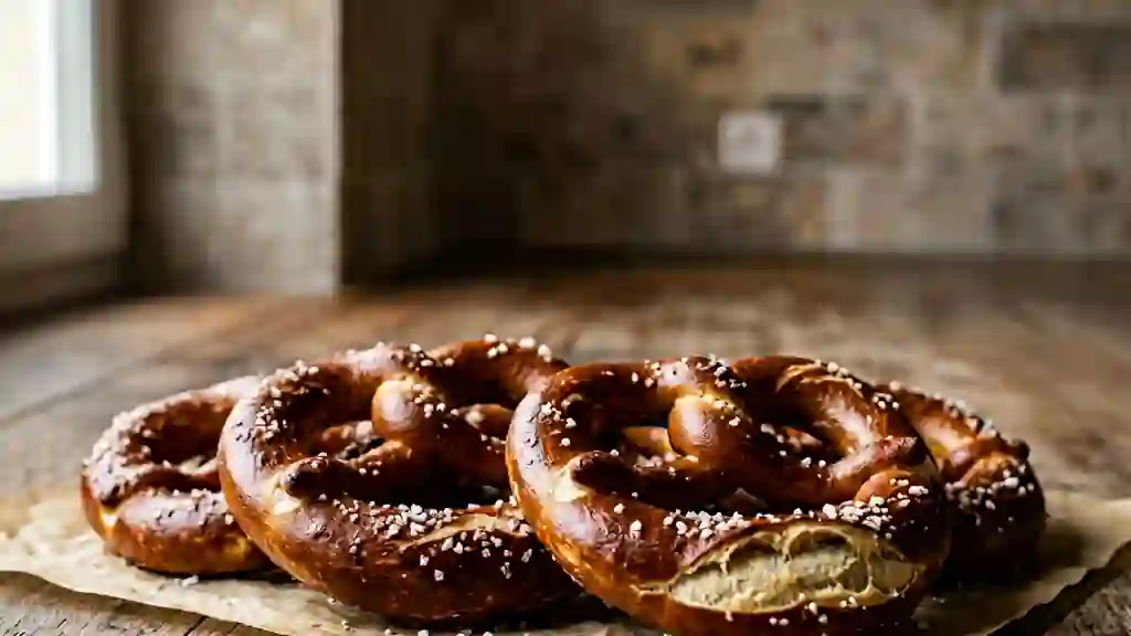 Bretzels alsaciens : croûte brune et mie moelleuse - Photo de présentation