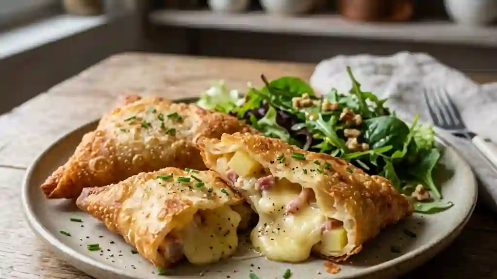 Bricks tartiflette au reblochon coulant - Photo de présentation