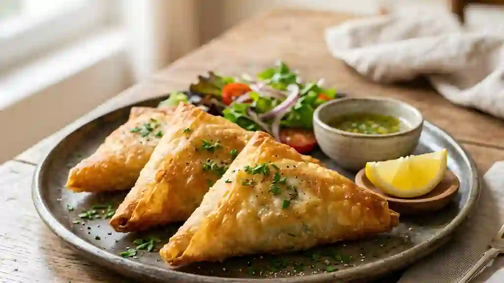 Bricks au crabe et feta, le croquant iodé - Photo de présentation