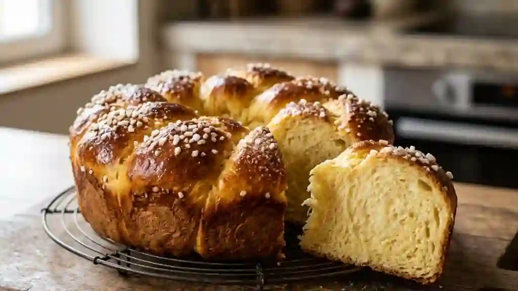 Brioche lorraine à la mie filante - Photo de présentation