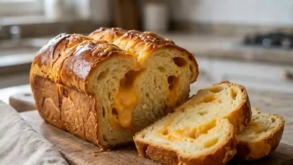 Brioche moelleuse au Langres coulant - Photo de présentation