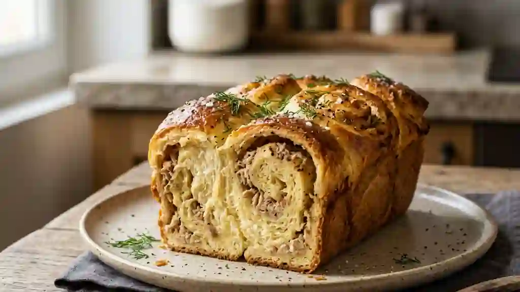 Brioche au thon filante et fondante - Photo de présentation