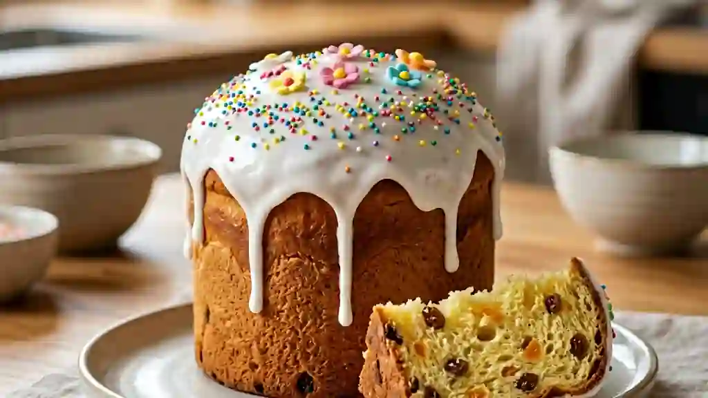 Koulitch : Brioche Russe Moelleuse de Pâques - Photo de présentation