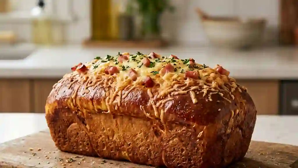 Brioche roulée jambon-fromage fondante - Photo de présentation