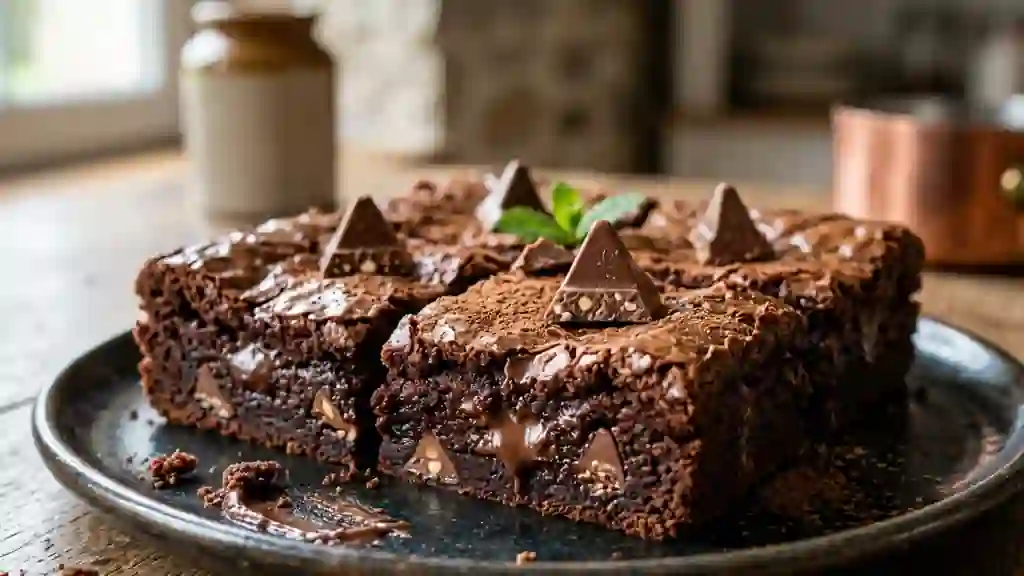 Brownie intensément fondant au Toblerone - Photo de présentation