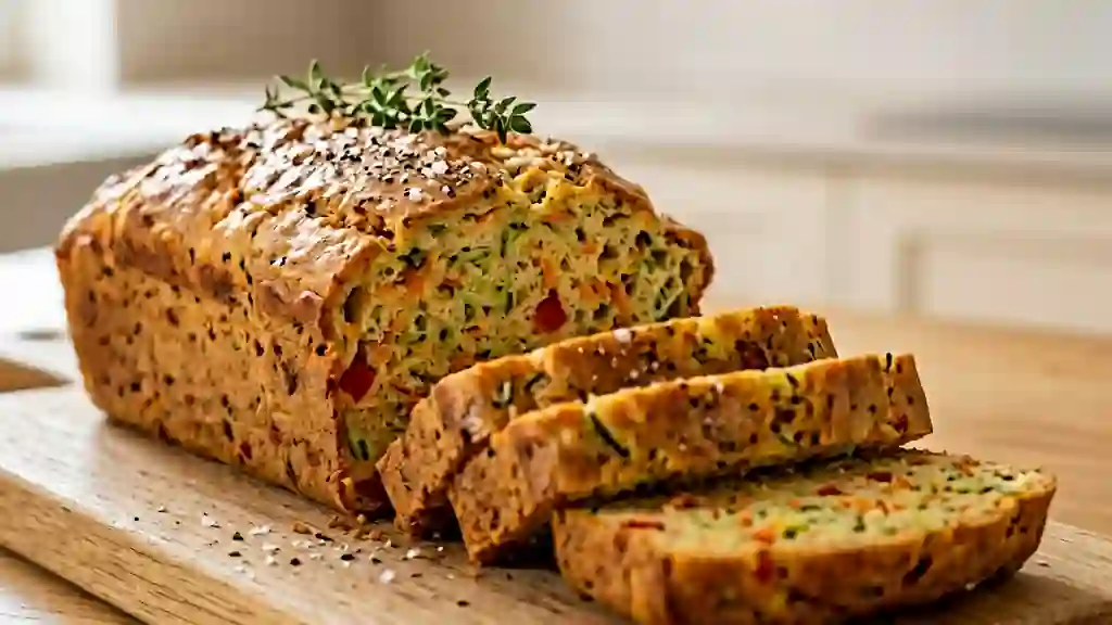 Cake aux légumes d'été ultra-moelleux - Photo de présentation