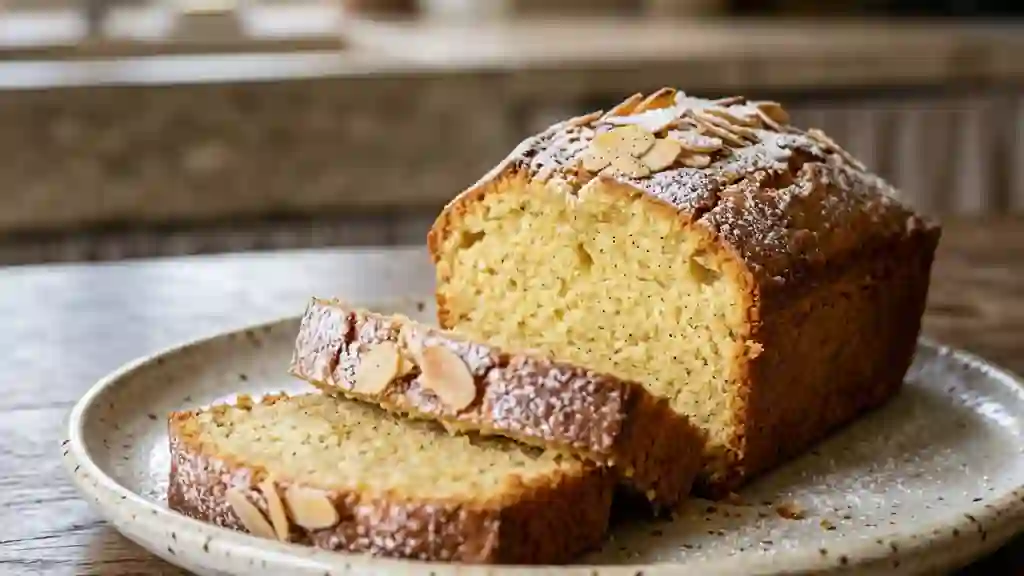Cake d'Amour Moelleux à la Vanille et Amande - Photo de présentation