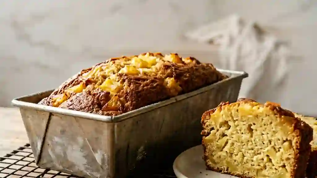 Cake fondant à l'ananas et vanille - Photo de présentation
